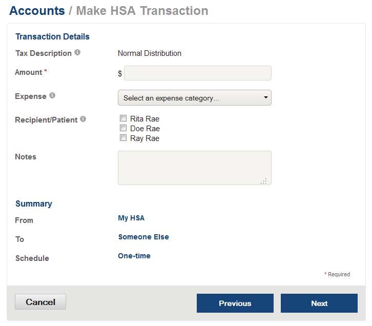 Payment Transaction Details Enter the amount, category of the expense,