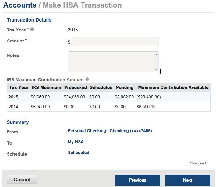 Use the IRS Maximum Contribution detail presented to determine how much you can contribute for the applicable tax year.