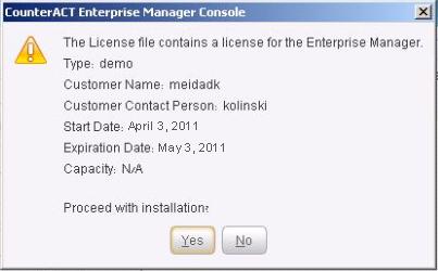 Install a Virtual License (Per-Appliance Licensing Mode Only) The license feature is designed to meet the needs of users working in Virtual IT environments, including environments that require a