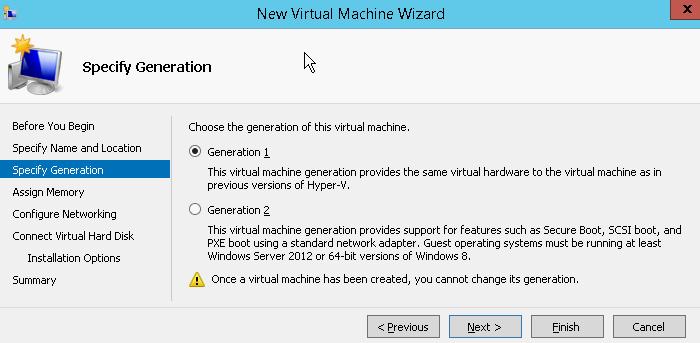 This step is only relevant for Hyper-V Server 2012 R2. 4.