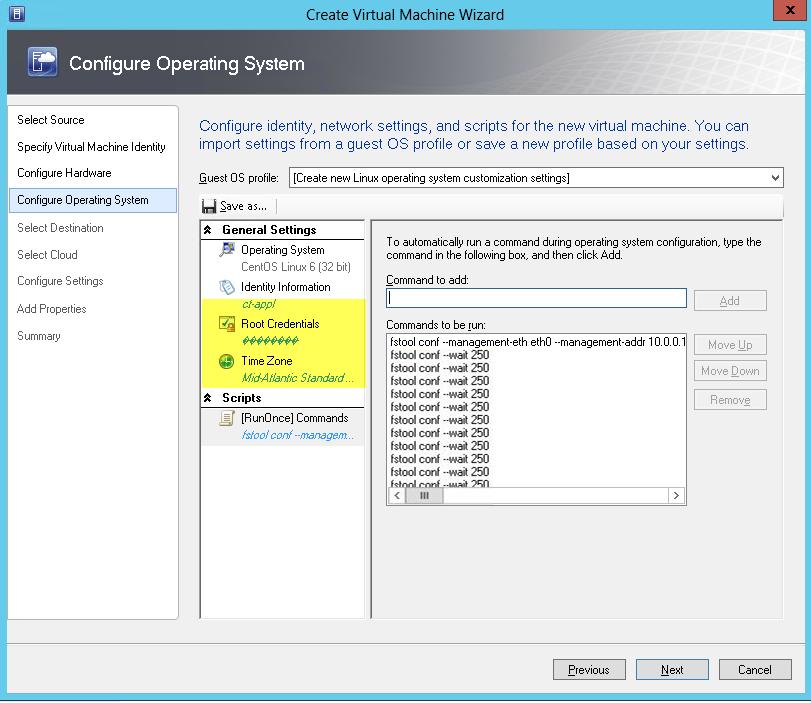 Chapter 8: CounterACT Virtual Systems Optionally you can create Enterprise Manager templates.