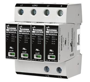 4-Pole 38-39 Type 4 component assembly DIN-Rail UL Recognized non-sccr AC/DC power and control SPDs UL blue label AC/DC power and control SPDs 40 BSP UL non-sccr SPD specifications and