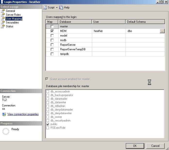 2e Click User Mapping, then verify that MDM is selected. 2f Click OK when finished.