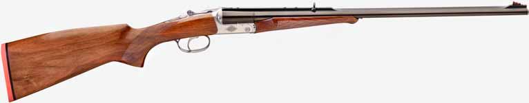 fascination of a time long gone. Light in weight at approximately 3 kg and perfect balance make this firearm your perfect companion on a big game driven hunt.