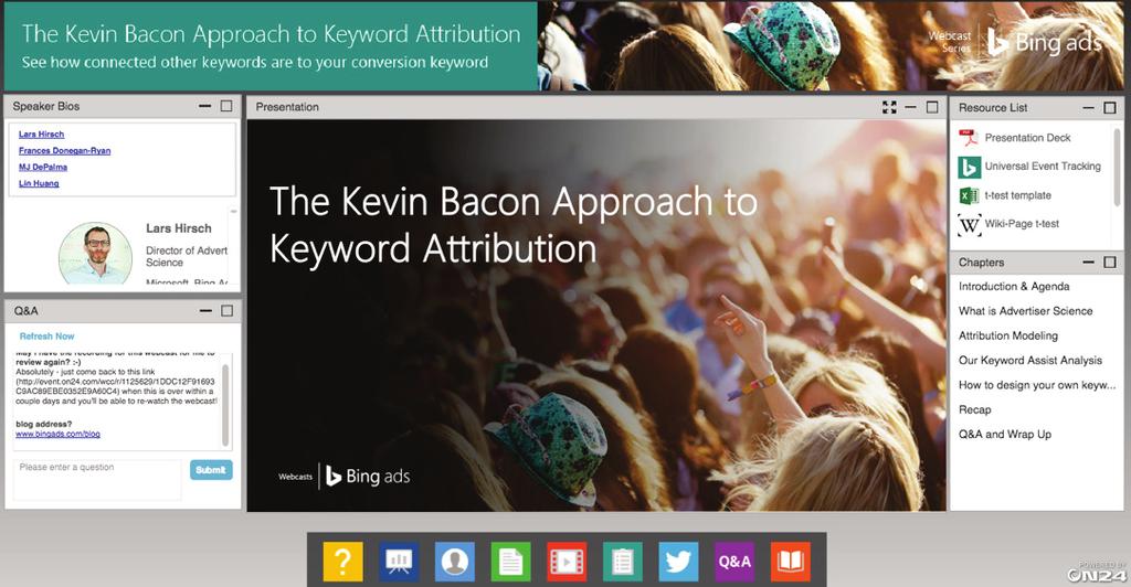 Kevin Bacon Approach to Keyword Attribution MOST INNOVATIVE
