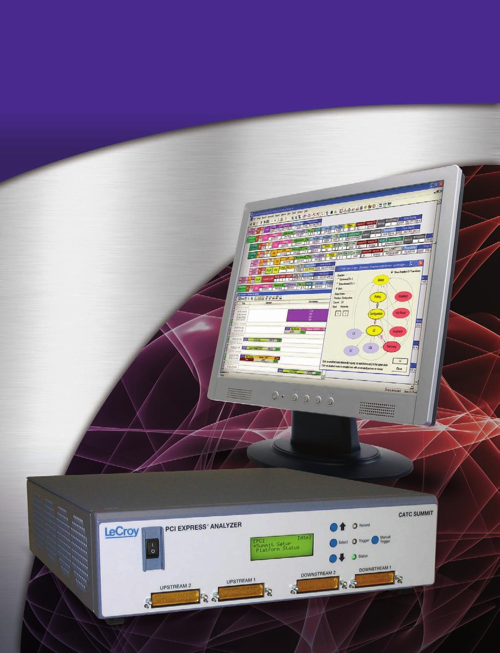 PCI EXPRESS PROTOCOL SOLUTIONS FOR TESTING AND VERIFICATION PETracer Gen2 Summit Analyzer