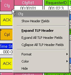 LeCroy Corporation Show Header Fields Show Header Fields You can view details about header fields by