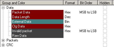 LeCroy Corporation Specifying General Display Options 4. Click the colored cell that you want to change. A color palette appears. 5.