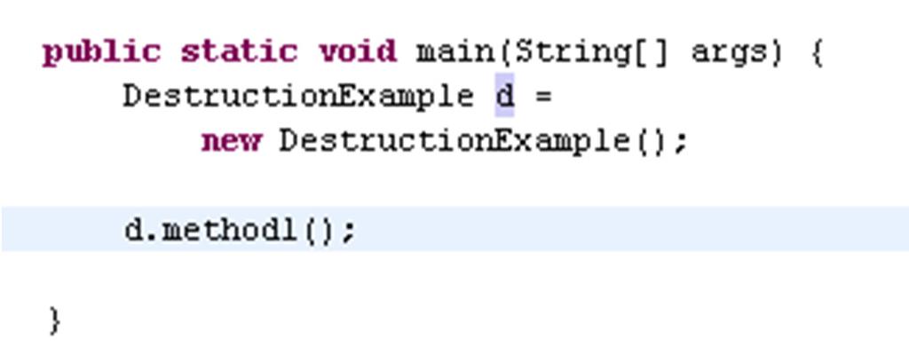 6. Object destruction Example memory released a a a[0] a[1] a[2] a[3] a[4] a a[0] a[1] a[2]
