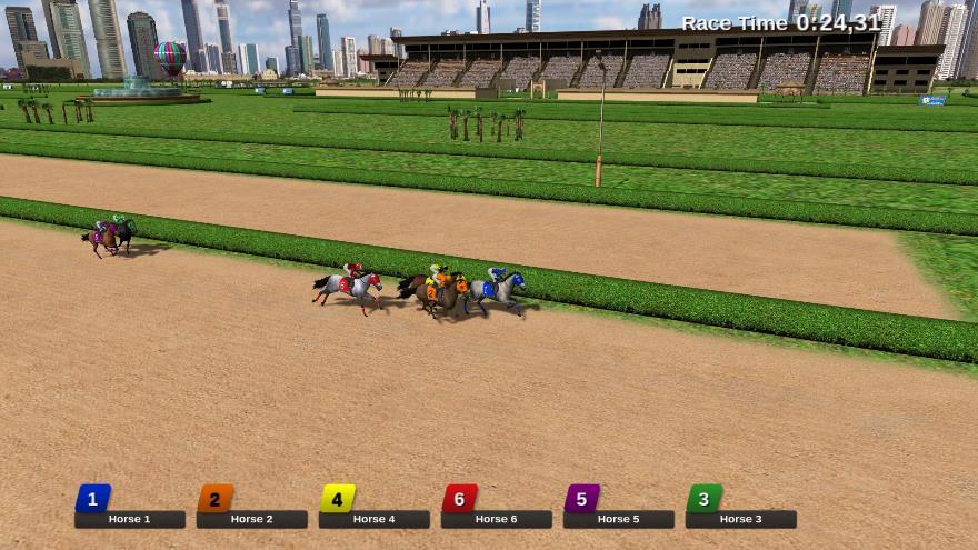 Background image: select the background image shown on the screen where the players pick the winning horse Header: text that is shown on the screen where the players pick the winning horse Number of