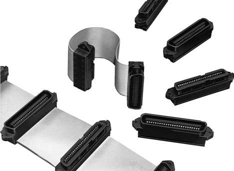 CHAMP Latch Low Profile Connectors Product Facts Ready to use connectors strain relief covers preassembled to connector bodies Overall assembled dimension of.820 [20.