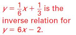Chapter 6 Lesson 4 Use Inverse