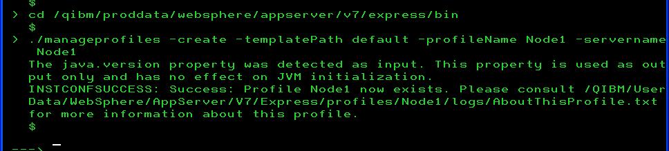 Step 1 create application servers The first step is to create the two WebSphere Application Servers which are used to host the JD Edwards EnterpriseOne instance.
