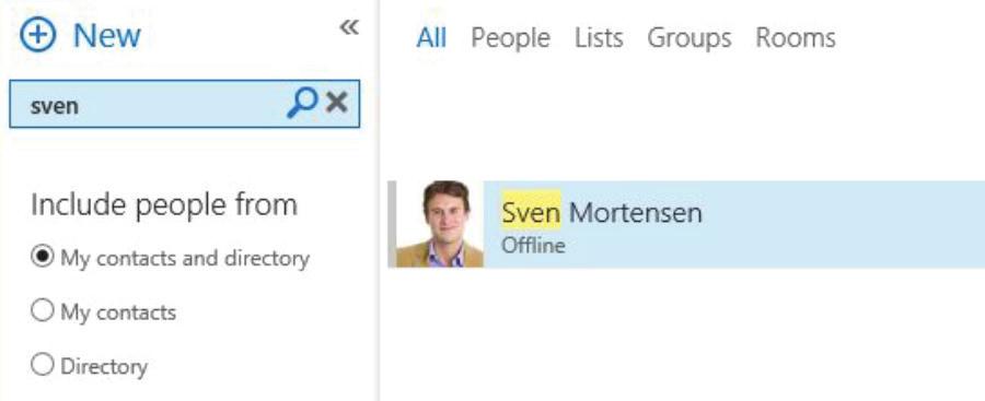 Staying Connected with People In Outlook Web App, your contacts are now called what they really are: People. And organizing contact information about the people you know is now easier than ever.