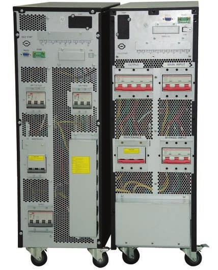 SR60, 90, 120 Plus UPS are adopted with modular UPS technique.