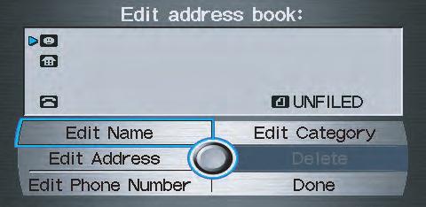 System Set-up Edit Name You may use the Name field to give the entry a name or title that you will recognize later, such as Doctor Smith or Broadway Theatre.
