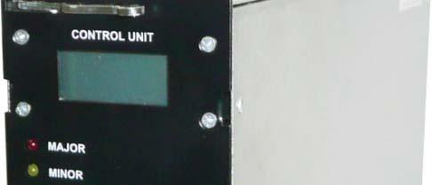 CONTROL UNIT 3U hot swap module; Display (LCD) and keypad for local