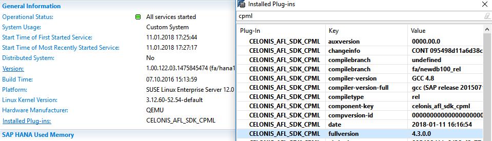 CPML INSTALLATION ON SAP HANA SYSTEM The installation of CPML is based on the installation routines for AFL libraries.
