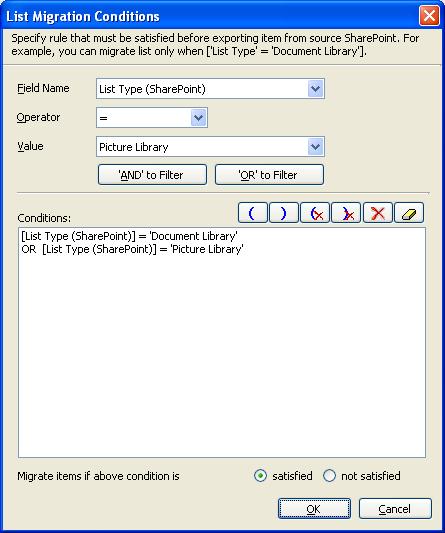Chapter-5-Migrate SharePoint List contents using a batch descriptor file 6) XPlica will migrate the lists that satisfy the migrate condition or migrate the lists that do not satisfy the migration