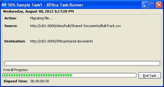 CHAPTER-3 XPlica Features 2) If /noprompt flag is not used, then the Credential Dialog will appear based on the options provided in the task.