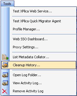 CHAPTER-3 XPlica Features 3.15 Cleanup History XPlica maintains the task history of each task run in the application task history folder e.g.