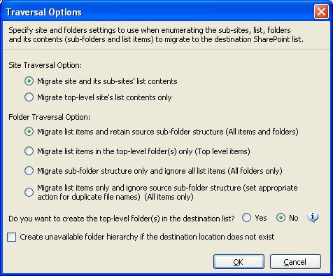 CHAPTER-4-Migrate SharePoint List contents using the browse option The migration process order can be changed by the navigation buttons available in the right side of the grid.