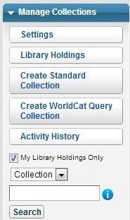 title and collection level and integrate your holdings with various end-user and staff interfaces, including WorldCat Local and WorldCat Resource Sharing/ILLiad.