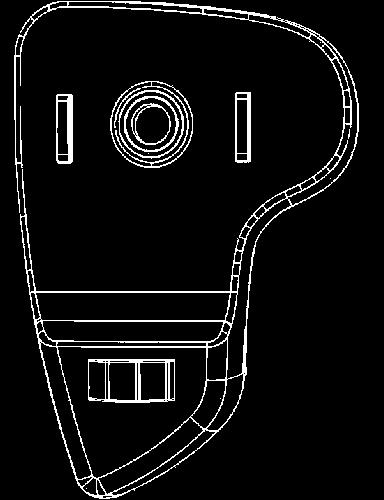 6. Wireless Thumb Controller (Optional Accessory) JOYSTICK 1. MOZA Air gimbal remote control; 2. Up/down scrolling: Select the item at the menu. 3. Left scrolling: Go back to the upper menu. 4.