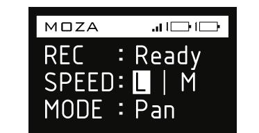MOZA Air User Manua USB port OLED Display Instruction 1. Charging the thumb controller. 2. Firmware update.
