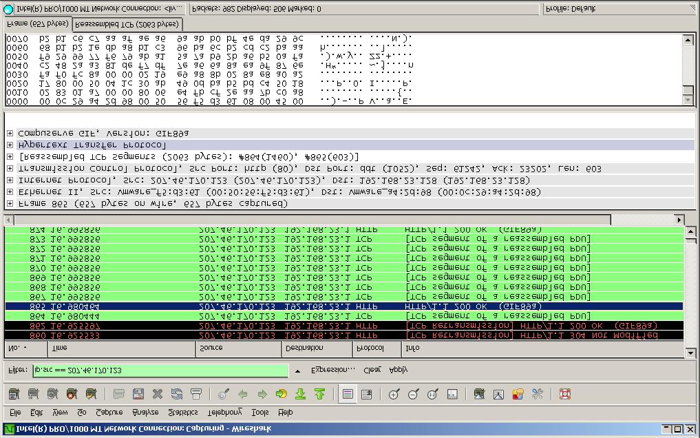Wireshark Analysis - Display Filters 4.2.6 Right click on the Source Port field in the Packet Details Panel.