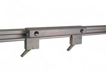 Gas Block Mounts directly onto the Horizontal Fairfield Style equipment management rail system.