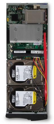 INTRODUCING ACTIVESTOR 14 Intelligent, unified, and cost-effective SSD/SATA tier Storage blade contains 2 x enterprise-class SATA drives, SSD & DRAM cache SSD s accelerate metadata and small file