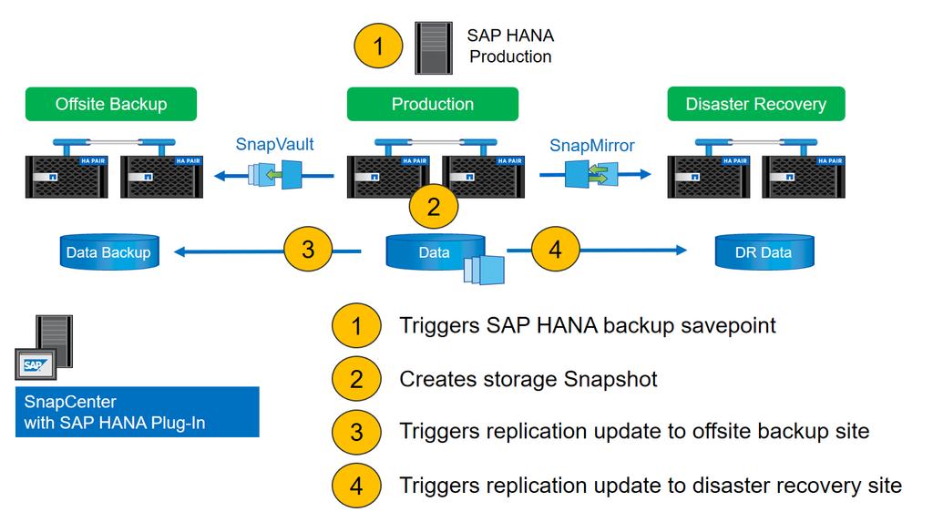 Figure 7) Combined backup and disaster recovery replication. 3.
