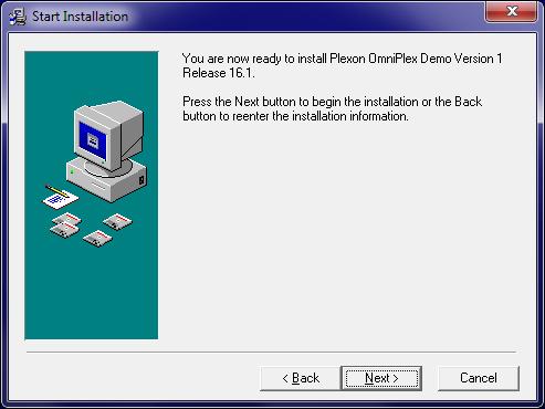 The Installing dialog