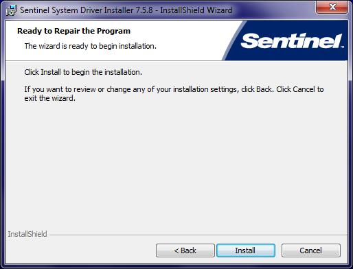 15 The Installation Complete dialog appears. Click Finish.