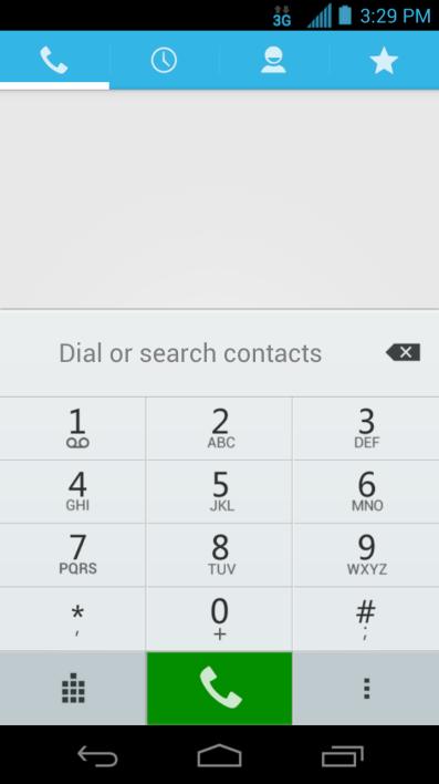 As you enter digits, Smart Dial searches for contacts that match.