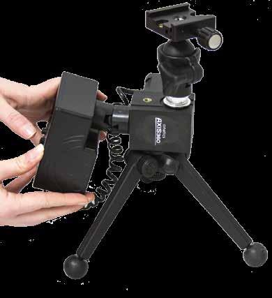 3. Attach arca style plate to camera and slide into clamp TIP: Make sure