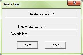 hapter : Setup & Manage ommunication Links licking on Edit Link... will open the onfigure Link dialog which was used whenever the link was setup.
