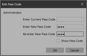 Making security settings Now we ll specify the screen lock settings and the various pass codes used to unlock restricted functions. 3. Click the [Edit Administrator Code] button.