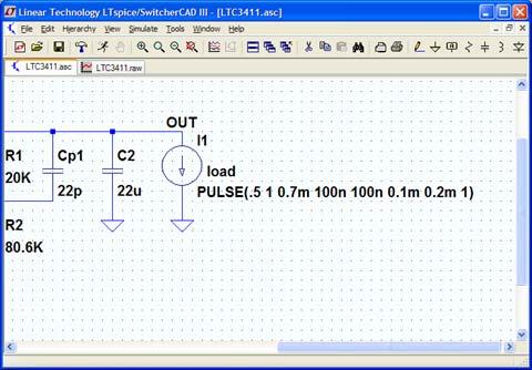Current Load and Pulse Function Your can simulate a load
