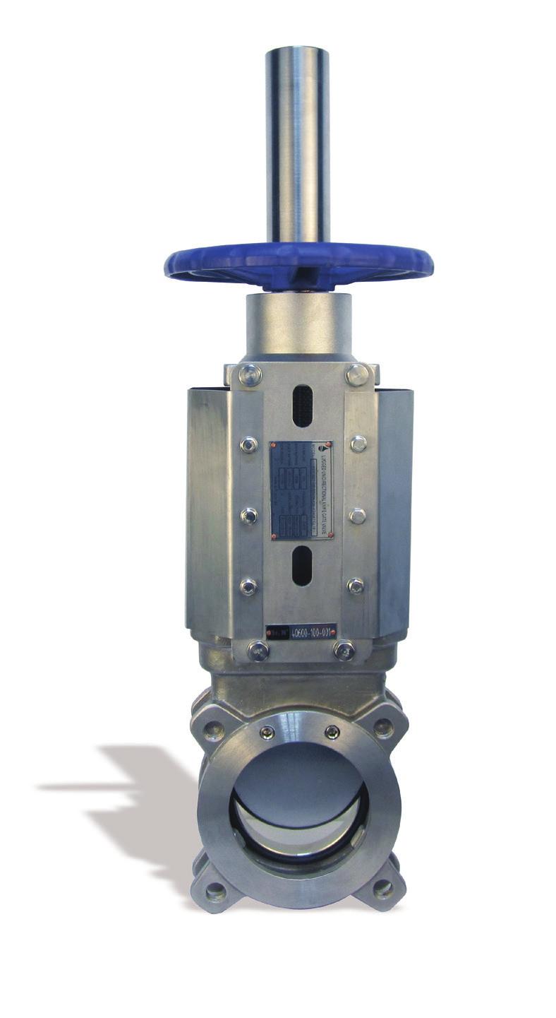 UNI-DIRECTIONL KNIFE GTE VLVES DESCRIPTION The VFI XDV-UHD Series is a robust uni-directional stainless steel knife gate valve suitable for a wide range of industries including water and waste water,