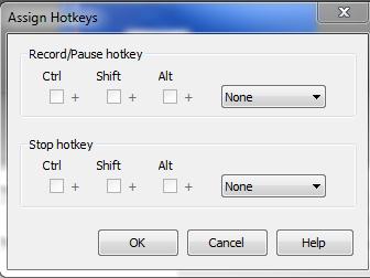 Htkeys are used as shrtcuts fr cmpleting tasks while a Relay recrding is in prgress. Setup the desired Htkeys t stp and pause the recrding. This step is ptinal.