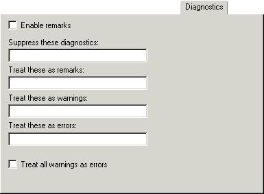Description of linker options Note: The diagnostics cannot be suppressed for fatal errors, and fatal errors cannot be reclassified.