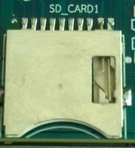 2.15 Micro SD Card Interface Micro SD Card Interface is on the back side of Camera interface. When inserting please do not be so hard, in case of making the SD card bend and damage.