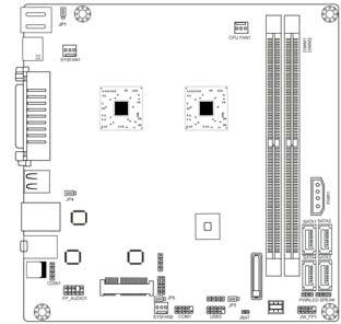 (5) MINI PCIE Slot Power 3.3V/3.3VSB Select: JP6 JP6 1 3 1-2 closed : MINI PCIE Slot Power 3.3V JP6 1 3 2-3 closed: MINI PCIE Slot Power 3.