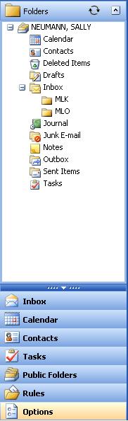 Options Folder: Customizing