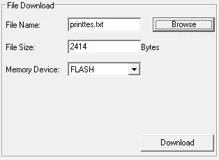 File Download Use the File Download area within the File Manager to download a file. The steps are as follows: 1.