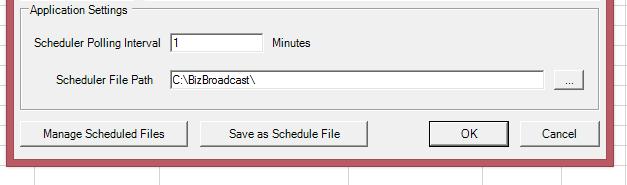 Using Scheduler with macro-enabled workbooks 1.