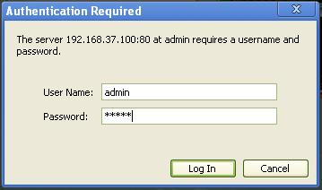 9. Type the default username and password (admin, admin) and press Enter. This will launch the embedded web provisioning page. 10. From here, you may navigate to different pages: a.