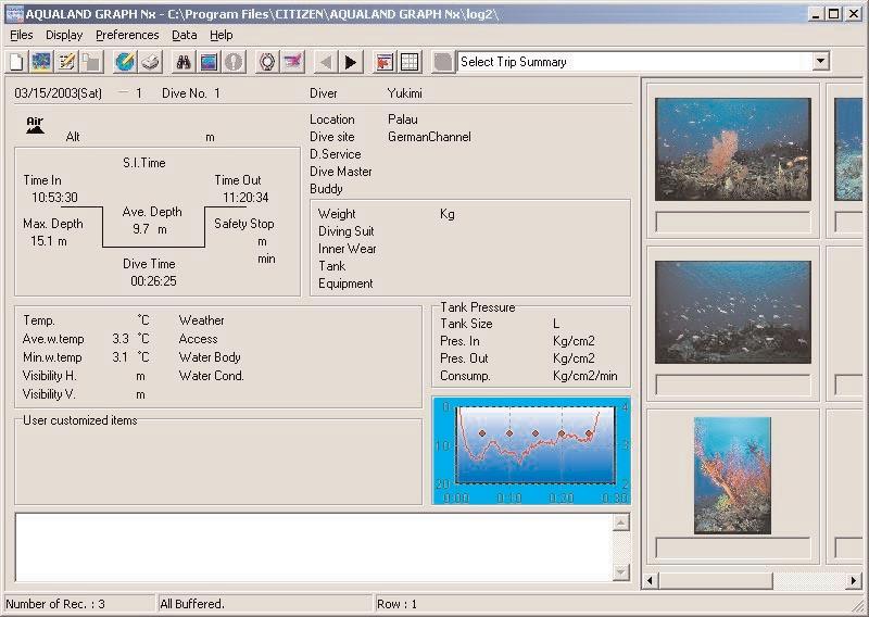 Display / Hide Information Display Area When the Information Display Area is displayed in the Main Window, it can be hidden either by clicking on the the mouse, or by selecting [Hide Information